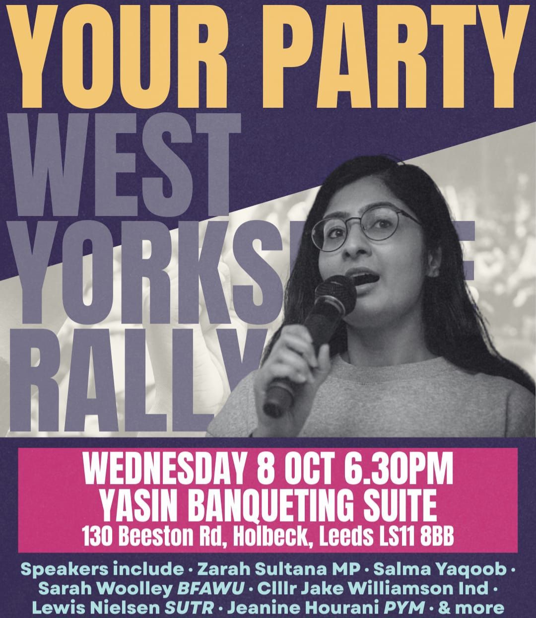 Your Party West Yorkshire Rally
