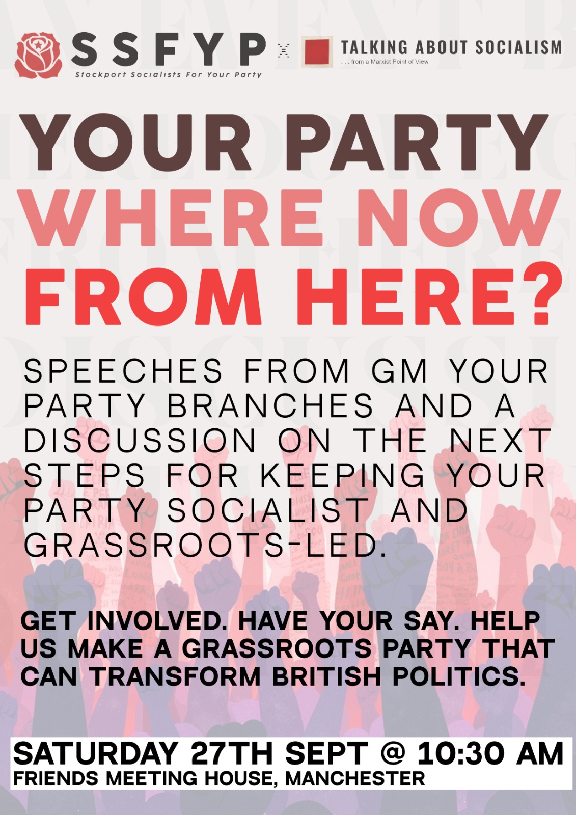 Your Party? Whose Party? The mess in Your Party and how to deal with it. For Democracy and Socialism